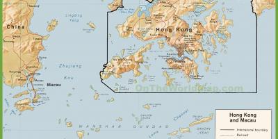 Bản đồ chính trị của Hồng Kông