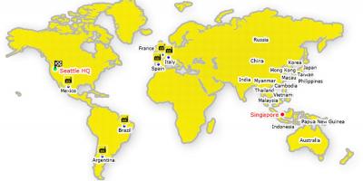 Hong Kong trên bản đồ thế giới