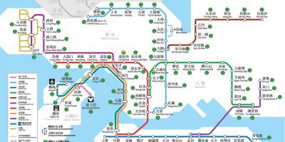 Hong Kong giao thông công cộng bản đồ