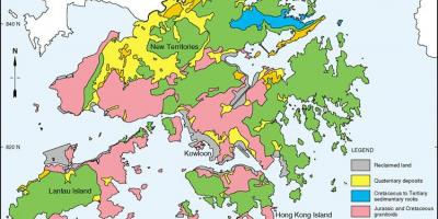 Bản đồ địa chất của Hồng Kông