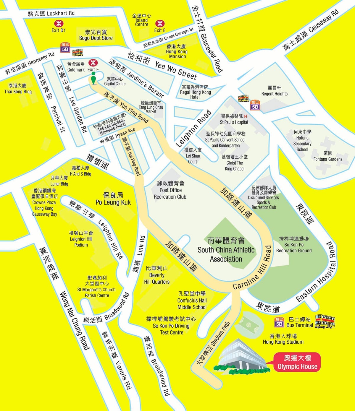 Olympic ga tàu ĐIỆN ngầm bản đồ