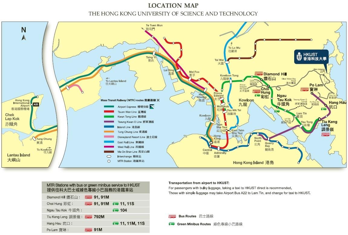 đại Hồng Kông bản đồ