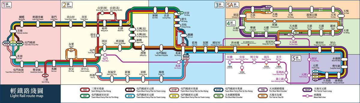 HK bản đồ đường sắt