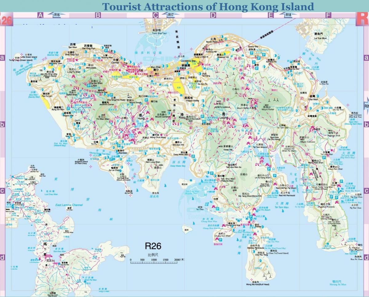 ẩn Hong Kong bản đồ
