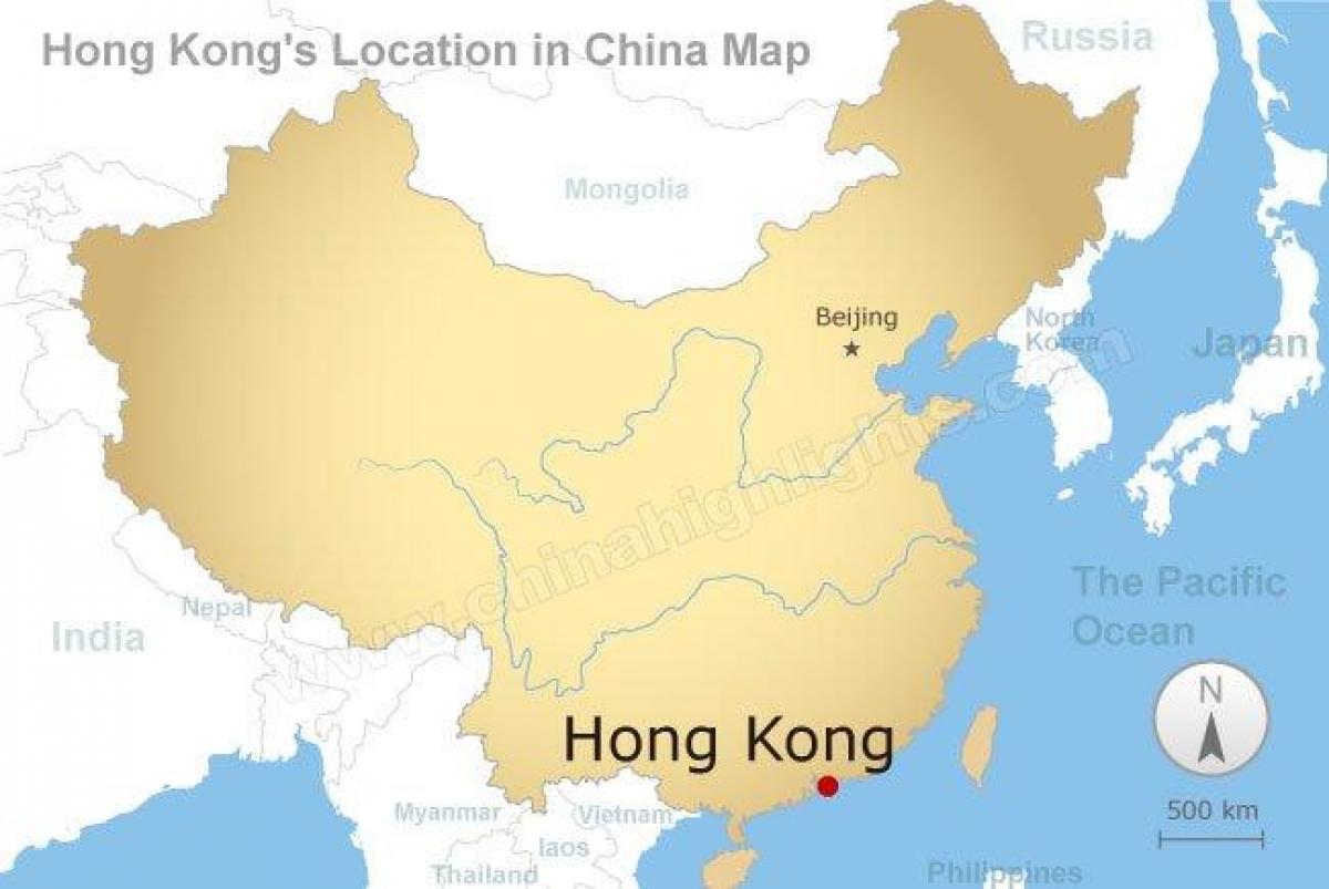 bản đồ của Trung quốc và Hồng Kông