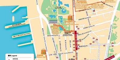 Avenue của các ngôi Sao bản đồ