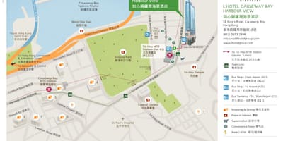 Hong Kong causeway bay bản đồ
