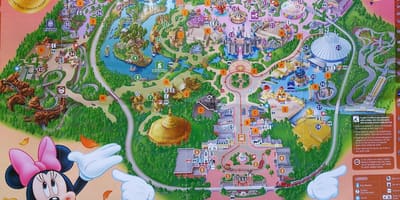 Hong Kong Disney bản đồ