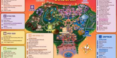 HK Disneyland bản đồ