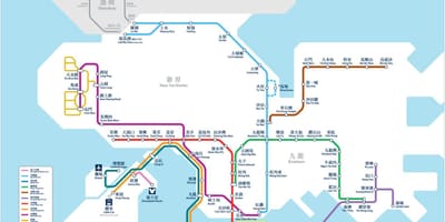 Hong Kong ống bản đồ