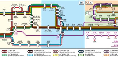 HK bản đồ đường sắt