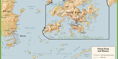 Bản đồ chính trị của Hồng Kông