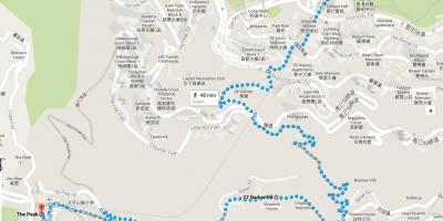 Hong Kong đường mòn bản đồ