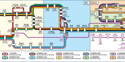 HK bản đồ đường sắt