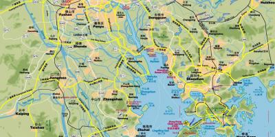Bản đồ đường của Hồng Kông