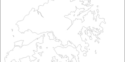 Hong Kong phác thảo bản đồ