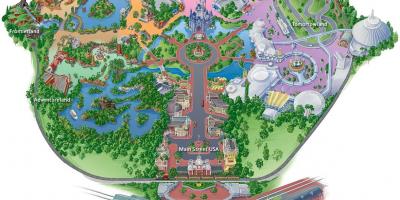 Disneyland Hongkong bản đồ
