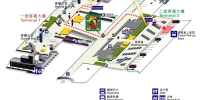Sân bay hồng Kông bản đồ thiết bị đầu cuối 1 2