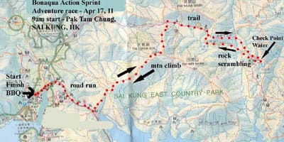 Sai Kung bản đồ Hong Kong