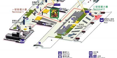 Bản đồ của sân bay Hồng Kông