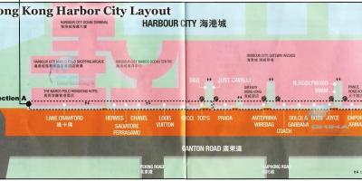 Bản đồ của thành phố cảng Hồng Kông