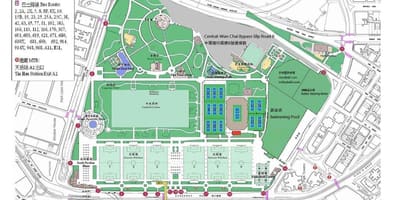 Bản đồ của victoria park Hong Kong